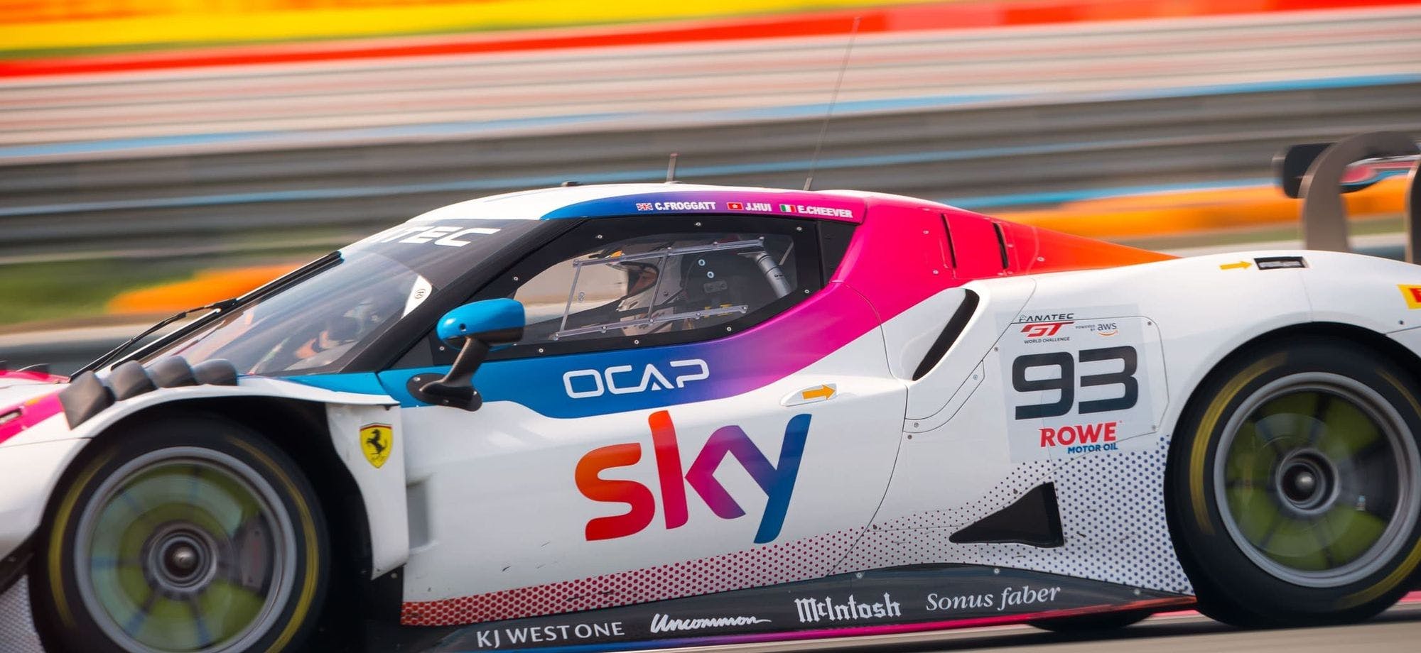 McIntosh & Sonus faber Sponsor Sky Tempesta GT3 Race Team