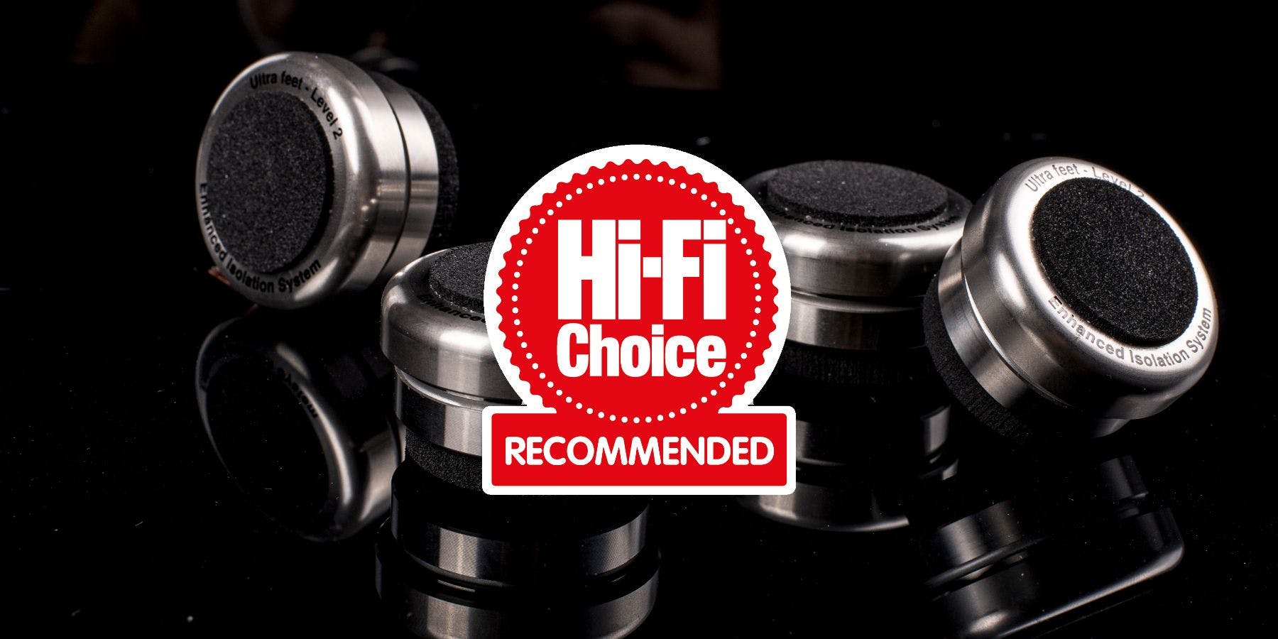 Bassocontinuo Ultra Feet (Level 2) awarded a 'Recommended' badge from Hi-Fi Choice