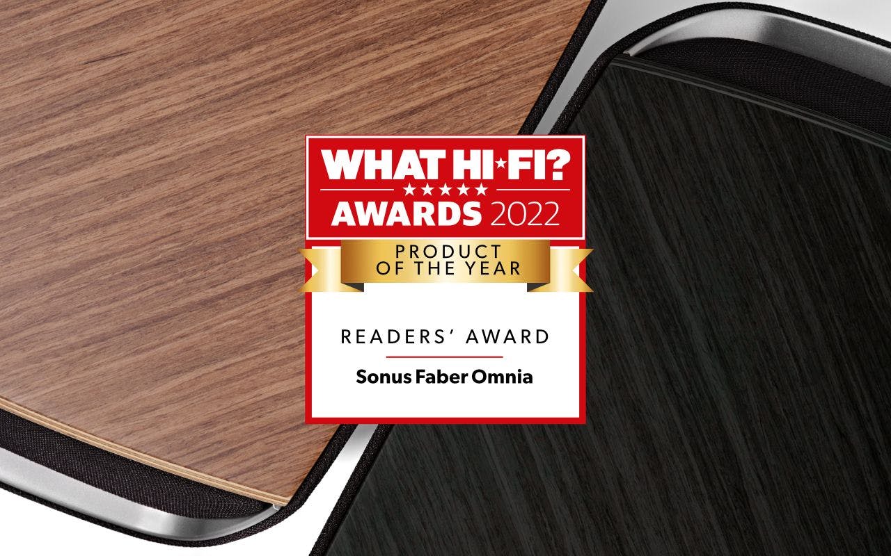 The Sonus Faber Omnia all-in-one speaker system has been named product of the year, as voted by What Hi-Fi? readers.